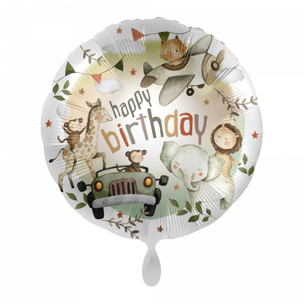 Folienballons - Safari Animal Friends - 43cm