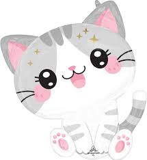 Folienballon Kawaii Kitty 60cm