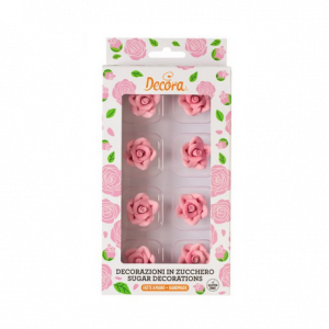 Decora Rosen klein rosa 8 Stück