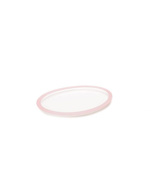 Servierschale rosa Oval 40x25,3cm