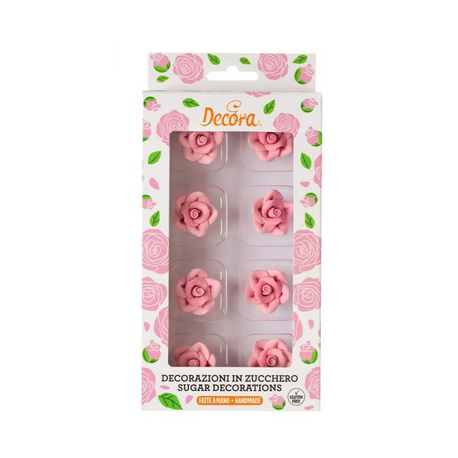 Decora Rosen klein rosa 8 Stück