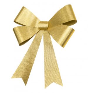 1-noeud-or-brillant-geant-71cm-x-86cm RIESIGE GLÄNZENDE GOLDENE SCHLEIFE 71CM X 86CM