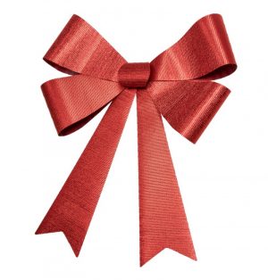 1-noeud-rouge-brillant-geant-71cm-x-86cm RIESIGE GLÄNZENDE ROTE SCHLEIFE 71CM X 86CM