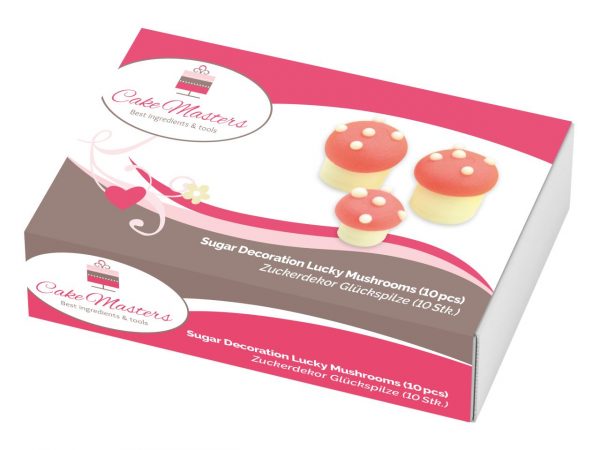 Cake-Masters Glückspilze Zucker 10 Stück