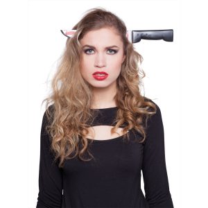 Aufsatzstück Messer durch Kopf