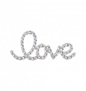 4-lettres-metal-diamant-love-argent-4cm-x-2-2cm-x-0-2cm 4 Metallbuchstaben Diamond Love Silber 4 cm x 2,2 cm x 0,2 cm