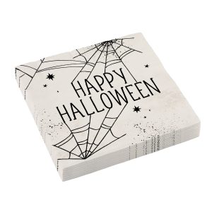 16 Servietten Spiderweb 33 x 33 cm