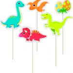 6538-Cake-picks-Dino 50 Dinosaurier Picker
