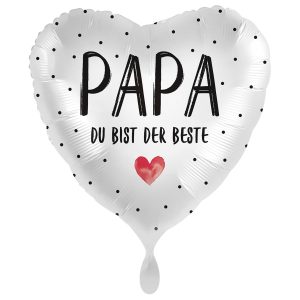 7568918-a_70111_ger-2-3-600 Folienballon "Papa du bist der Beste" Vatertag 45cm