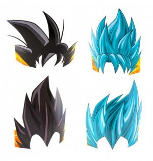 8-coiffes-papier-dragon-ball-4-ass 8 Headbands Girlande Dragon Ball Papier