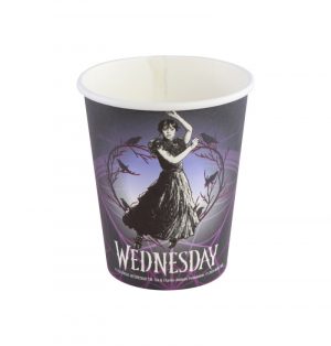 8 Becher aus Papier WEDNESDAY © 250ml