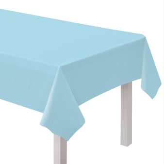 Tischdecke Hellblau Plastik 137 x 274cm