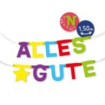 BIRTHDAY FUN Papier-Girlande "Alles Gute"