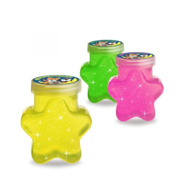 Glitzer-Glibber-Knete, 3-fach sortiert