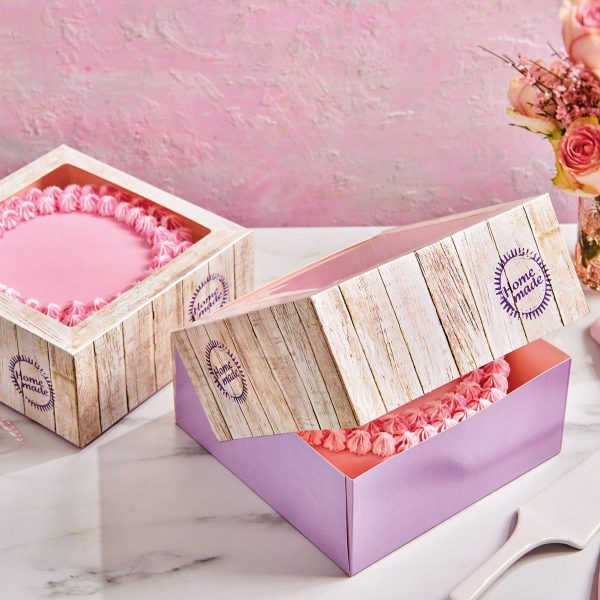 FunCakes Tortenschachtel -Pure- 32x32x11.5cm pk/2