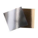 FunCakes Kartonunterlagen Silber/Gold - Quadrat - 35cm pk/3