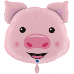 Folienballon -Pig Head- Schwein