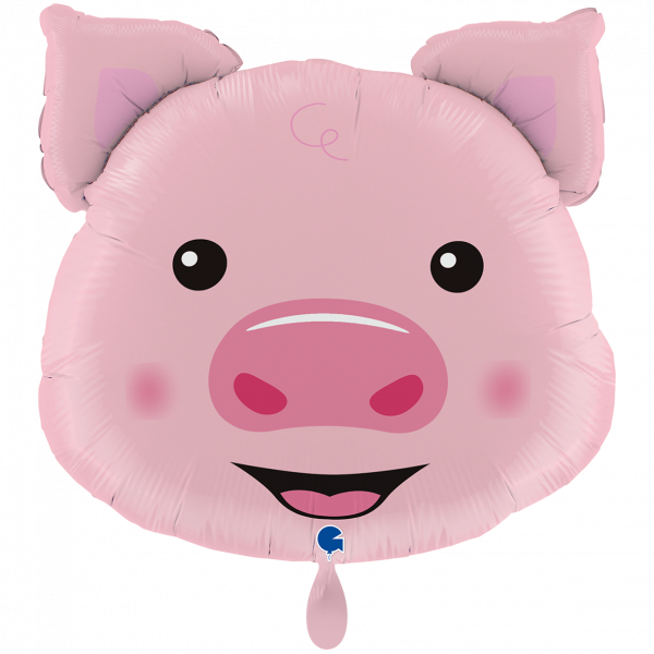 Folienballon -Pig Head- Schwein