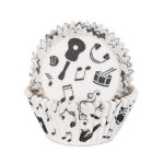 House of Marie Baking Cups Musiknoten pk/48