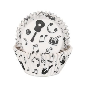 House of Marie Baking Cups Musiknoten pk/48