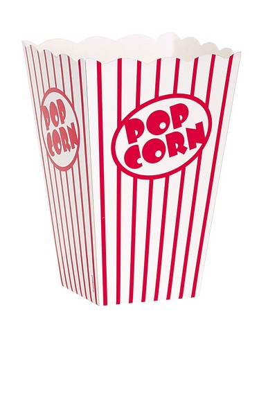 10 Popcorn-Schale - 16 x 10 x 10 cm