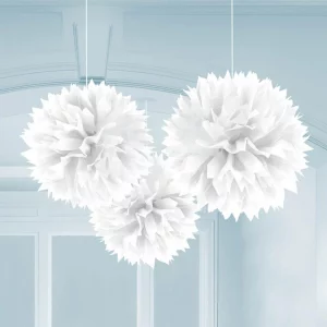 amscan-ca-decorations-fluffy-decoration-frosty-white-3-count-048419968030-14078561222716 Fluffy, weiss, 40 cm, 3 Stück