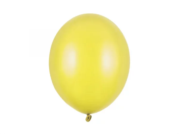 big_SB14M-084-10_01_S 10 Ballons Strong 30cm,Metallic Lemon Zest