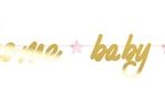 Buchstaben-Girlande baby  ’Welcome baby girl’ (2,50m)