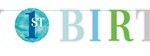 Buchstabengirlande ’Happy 1st Birthday’ blau