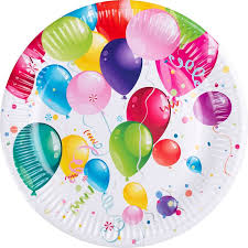 10 Teller Ballons 23cm