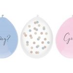 6 Luft Ballon Baby Ballons Gender Reveal Ø30cm