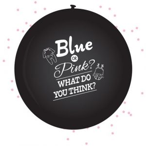 Luftballon Gender Reveal Mädchen (Ø60cm)