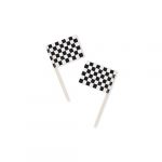 50 Party Picker Fahne Black&White