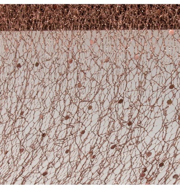 Glitzer-Tischband 10 cm x 5 m, CHOCOLAT
