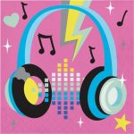 16 Servietten Birthday Beats 33x33cm