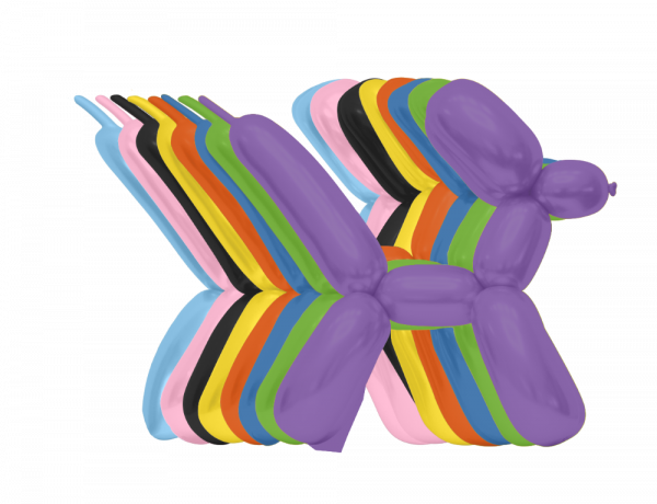 1275800-1 100 Modellierballons gemischt