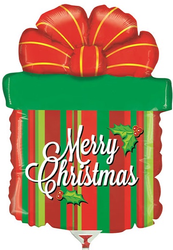 150983 Air filled Christmas Present 36cm