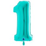 Folienballon Medium 1 Tiffany  66 cm