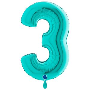 Folienballon Medium 3 Tiffany  66 cm