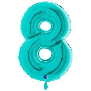 178TI-P_600x600@2x Folienballon Medium 8 Tiffany 66 cm