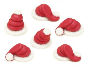 Cake-Masters Nikolaus-Mützen, Feinzucker, 6 tlg.