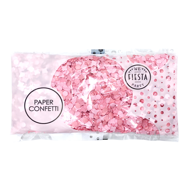 Konfetti Papier 100 Gramm Baby rosa