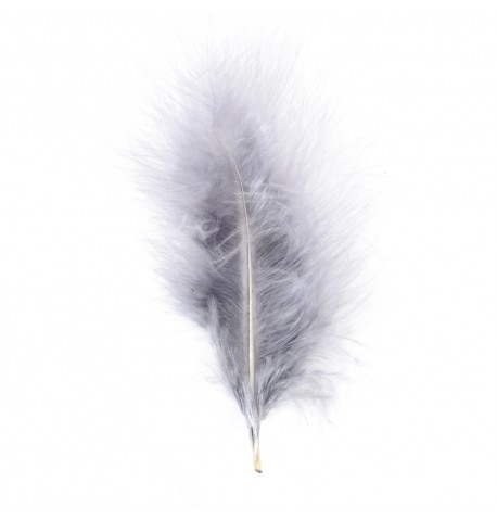 5 Federn, 10-15 cm, Grau