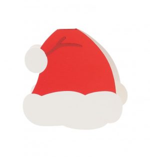 6-marque-places-rouge-metal-bonnet-de-noel-6cm-x-7cm 6 Tischkarten in Form von Weihnachtsmützen
