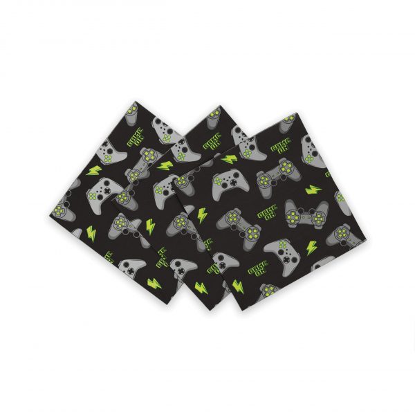 6520-Napkins-Gaming-scaled 20x 3-lagige Papierservietten 33x33cm FSC - Gaming