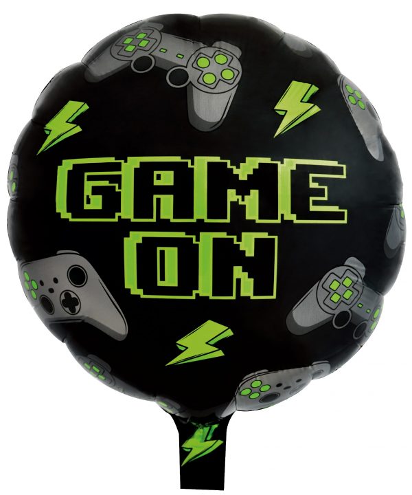 Folienballon Game-On 46cm
