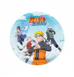 8-assiettes-18cm-plastic-free-naruto 8 Teller aus Papier Naruto 18cm