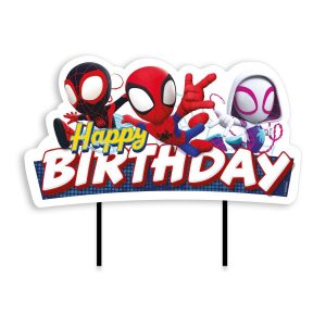 Dekora_359020_CAKE_TOPPERS_PAPEL_SPIDEY_175_1_jpg_1 Dekora Spidey Hero Happy Birthday Cake Topper 17 cm
