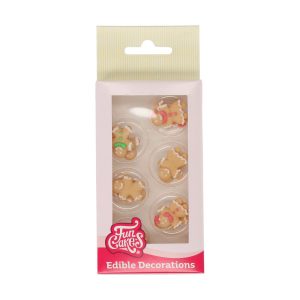 FunCakes Zucker Dekorationen Lebkuchen Set/12