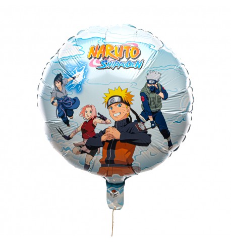 ballon-mylar-rond-naruto-dia-43cm Folienballon Naruto 43cm